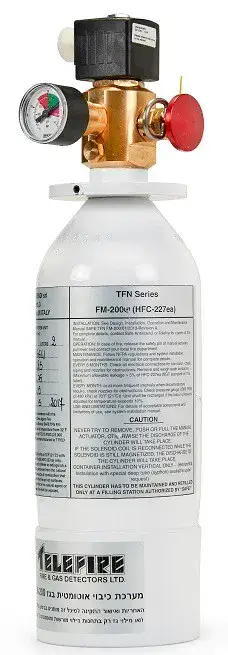 כיבוי אש - מיכל גז